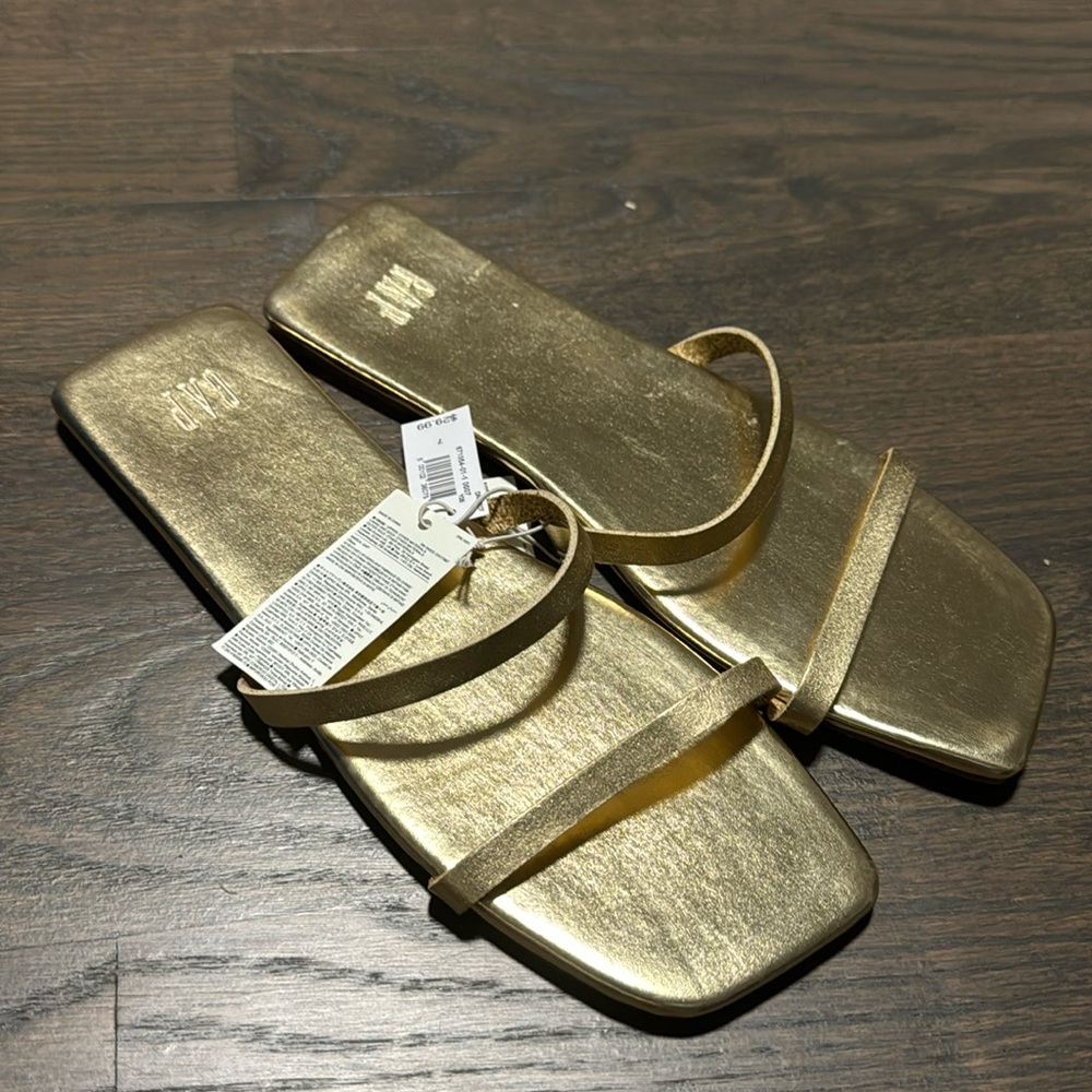Gap gold sandals